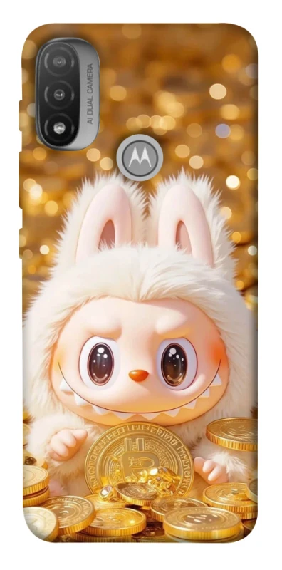 Чехол на Motorola Moto E20 Bitcoin Labubu фото 1 из 1