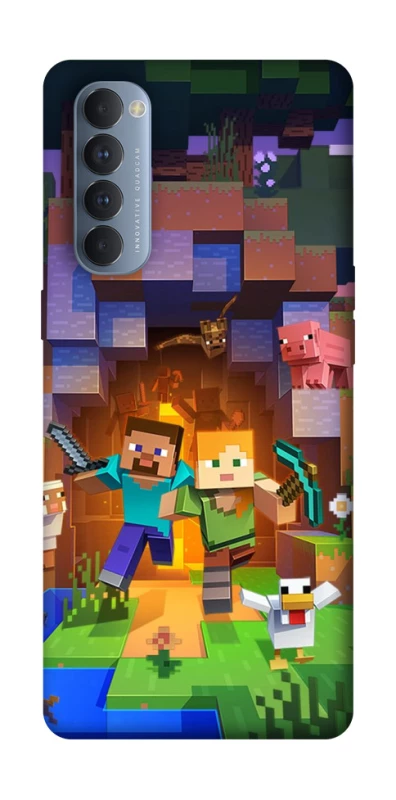 Чохол на Oppo Reno 4 Pro Minecraft game фото 1 з 1