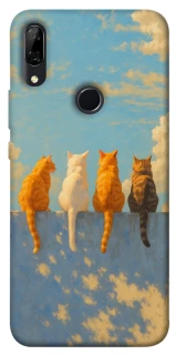 Чехол на Huawei P Smart Z cats on wall фото 1 из 1