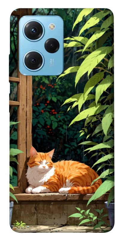 Чохол на Xiaomi Poco X5 Pro 5G red cat фото 1 з 1