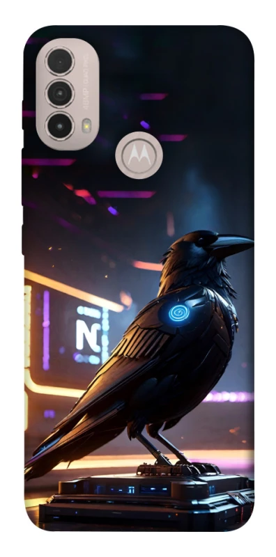 Чохол на Motorola Moto E40 Cyber Raven фото 1 з 1
