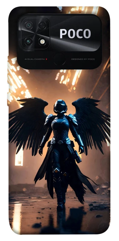 Чехол на Xiaomi Poco C40 Cyber Angel фото 1 из 1