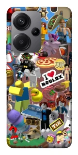 Чехол на Xiaomi Redmi Note 13 Pro+ Roblox collage ver.5 фото 1 из 1