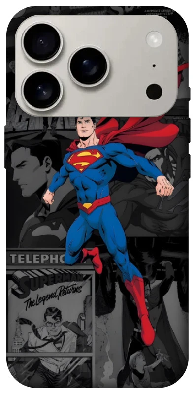 Чехол на Apple iPhone 17 Pro (6.3") superman comics фото 1 из 1