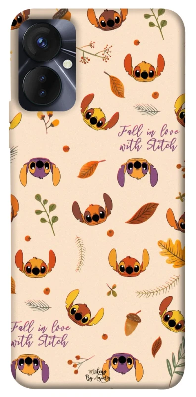 Чохол на TECNO Spark 9 Pro Fall in love with Stitch фото 1 з 1
