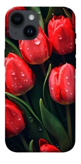 Чохол на Apple iPhone 14 (6.1") Червоні тюльпани фото 1 Чохол на Apple iPhone 14 (6.1") Червоні тюльпани фото 1 з 1