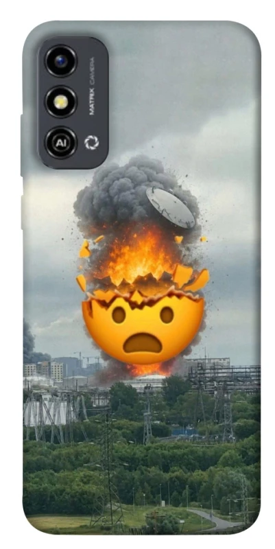 Чохол на ZTE Blade A53 Moscow never sleeps ver.2 фото 1 з 1