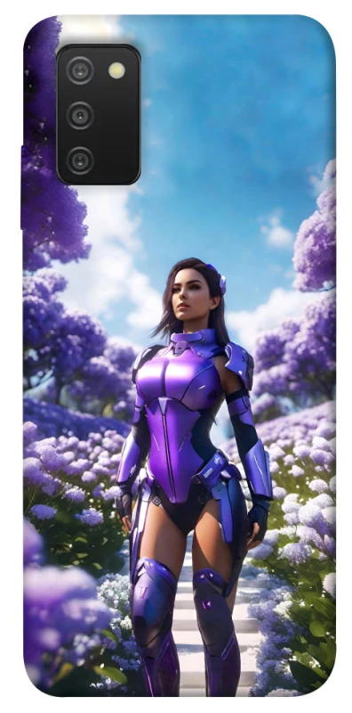 Чохол на Samsung Galaxy A03s Cyber space girl ver.4 фото 1 з 1