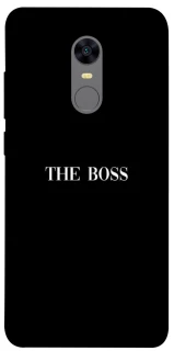 Чохол на Xiaomi Redmi 5 Plus / Redmi Note 5 (Single Camera) The boss фото 1 з 1