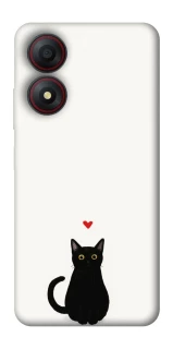 Чохол на ZTE Blade A34 4G cat in love фото 1 Чохол на ZTE Blade A34 4G cat in love фото 1 з 1