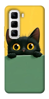 Чохол на Infinix Hot 50 Pro Black cat v2 фото 1 з 1