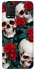 Чохол на Xiaomi Mi 10 Lite skull and rose фото 1 з 1