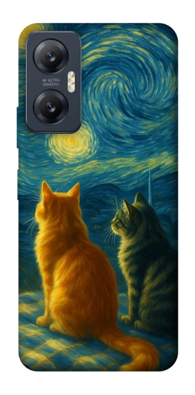 Чохол на Infinix Hot 20 5G Cats under the stars фото 1 Чохол на Infinix Hot 20 5G Cats under the stars фото 1 з 1