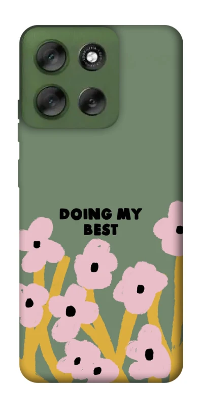 Чехол на Motorola Moto G56 5G Doing my best фото 1 из 1