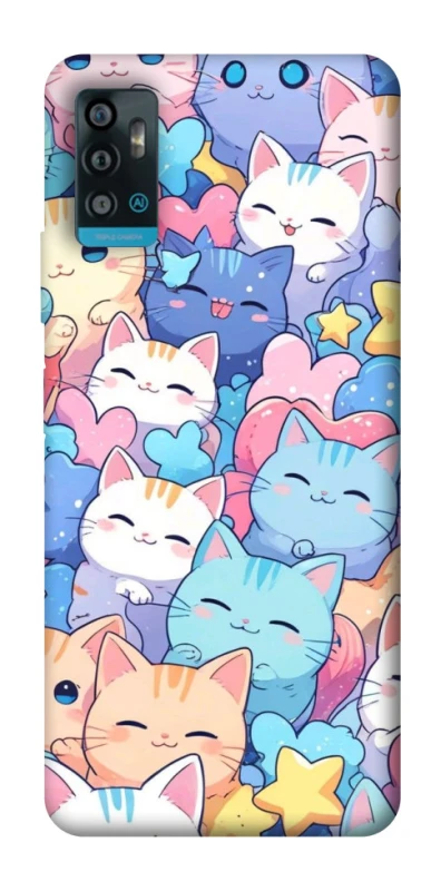 Чехол на ZTE Blade A71 Funny Kittens ver.3 фото 1 из 1