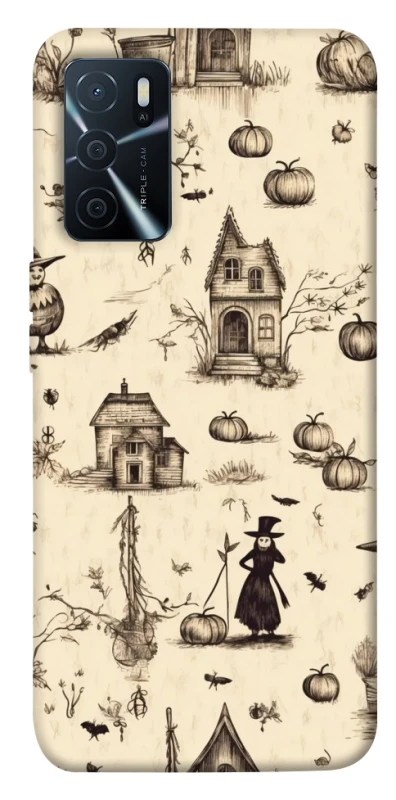 Чохол на Oppo A16s / A16 Halloween aesthetic ver.1 фото 1 з 1