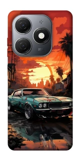 Чехол на TECNO Spark 20 Car at sunset фото 1 из 1