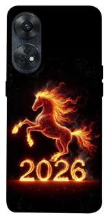 Чохол на Oppo Reno 8T 4G Red Fire Horse ver.1 фото 1 з 1
