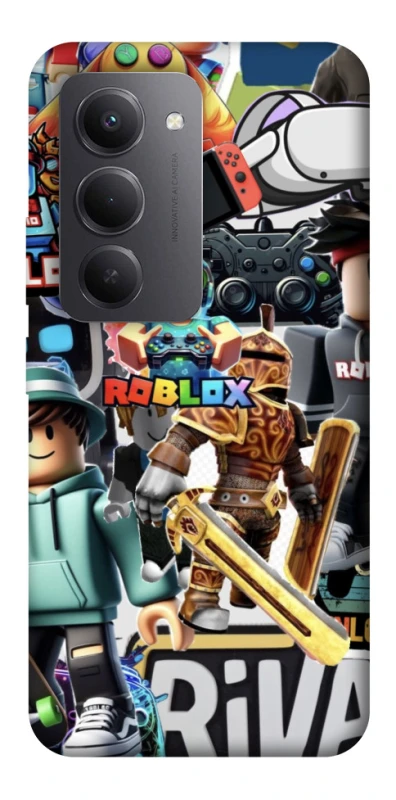 Чохол на Xiaomi Redmi 15 (Global) Roblox collage ver.1 фото 1 з 1