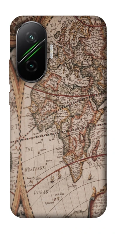 Чехол на Xiaomi Poco F7 Карта путешествий фото 1 из 1