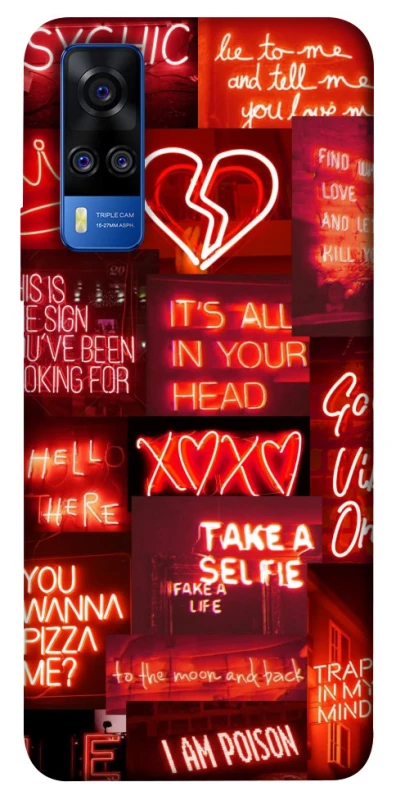 Чохол на Vivo Y51a Love collage ver.7 фото 1 з 1