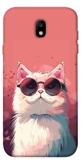 Чохол на Samsung J730 Galaxy J7 (2017) Сat with glasses фото 1 з 1