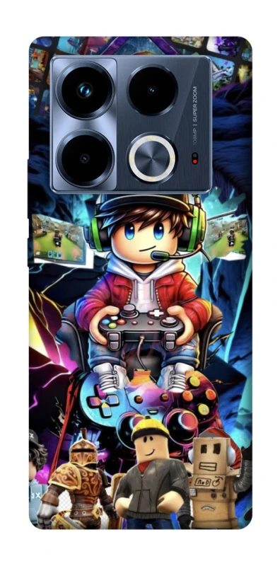 Чехол на Infinix Note 40 4G Roblox collage ver.4 фото 1 из 1