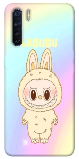 Чехол на Oppo A91 Fluffy Rainbow Labubu фото 1 из 1