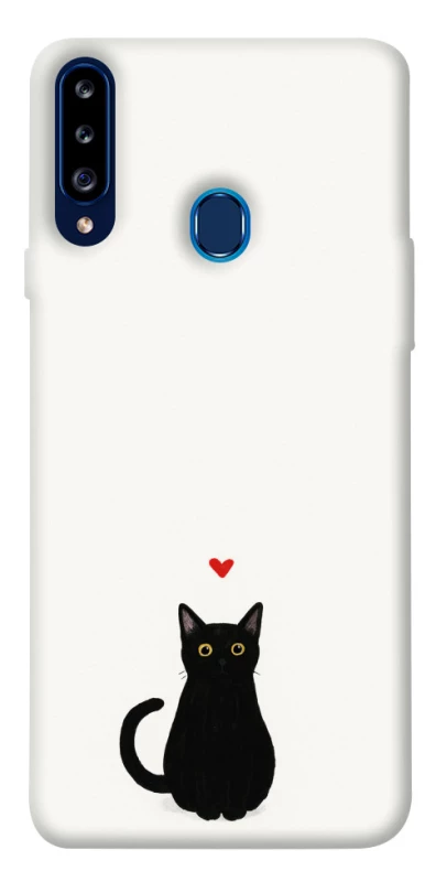 Чохол на Samsung Galaxy A20s cat in love фото 1 Чохол на Samsung Galaxy A20s cat in love фото 1 з 1