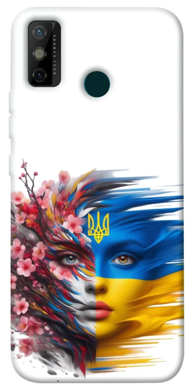 Чохол на TECNO Spark 6 Go Flowering Ukraine фото 1 з 1