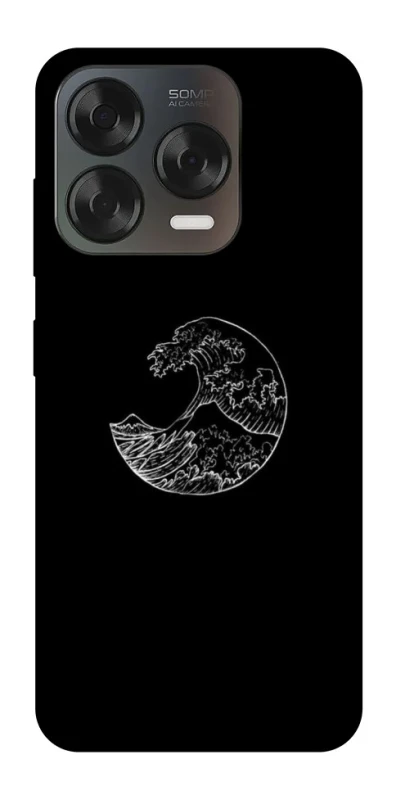 Чохол на ZTE Blade V70 Design Black tsunami фото 2 з 2