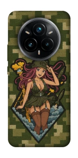 Чохол на Realme 14 Pro Military Waifu фото 1 з 1