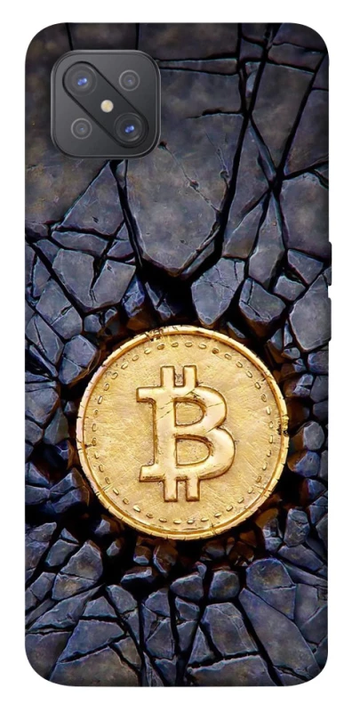 Чохол на Oppo A92s Bitcoin cracks фото 1 з 1