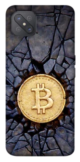 Чохол на Oppo A92s Bitcoin cracks фото 1 з 1
