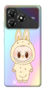 Чохол на ZTE Blade A36 Fluffy Rainbow Labubu фото 1 з 1