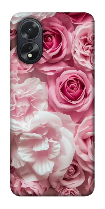 Чехол на Oppo A18 Розовые цветы фото 1 из 1