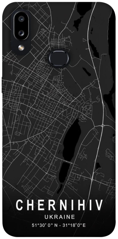 Чехол на Samsung Galaxy A10s Chernihiv map фото 1 из 1