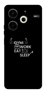 Чохол на TECNO Pova 6 Neo (LI6) Gym v2 фото 1 з 1