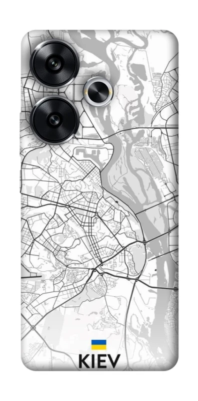 Чохол на Xiaomi Poco F6 Kiev white map фото 1 з 1