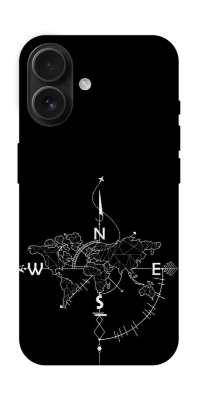 Чохол на Apple iPhone 16 Travel Map фото 1 з 1