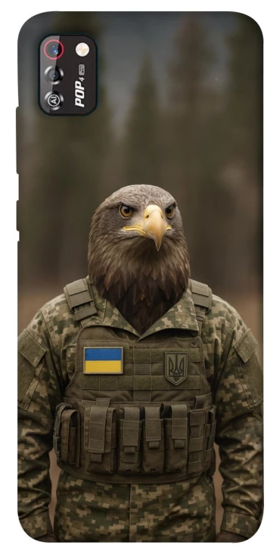 Чехол на TECNO POP 4 Pro Орел защитник фото 1 из 1