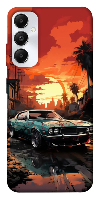 Чехол на Samsung Galaxy A05s Car at sunset фото 1 из 1