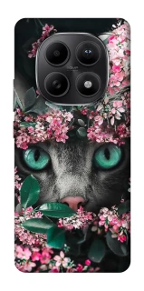 Чохол на Xiaomi Redmi Note 15 5G Кіт в квітах фото 1 з 1