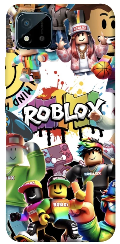 Чохол на Realme C20 Roblox Characters Collage фото 1 з 1