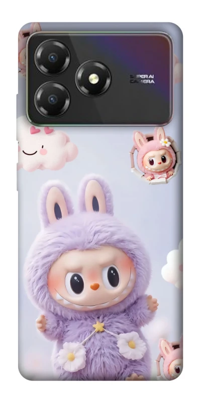 Чехол на ZTE Blade A36 Labubu & clouds фото 1 из 1