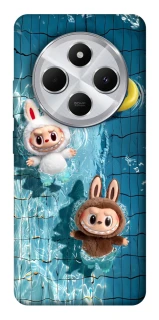 Чохол на Xiaomi Redmi 14C / Poco C75 Labubu in the pool фото 1 з 1