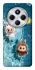 Чохол на Xiaomi Redmi 14C / Poco C75 Labubu in the pool фото 1 з 1