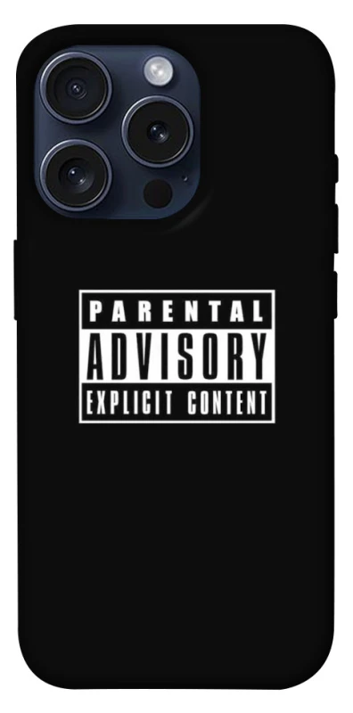 Чохол на Apple iPhone 15 Pro (6.1") Parental Advisory Label фото 1 з 1