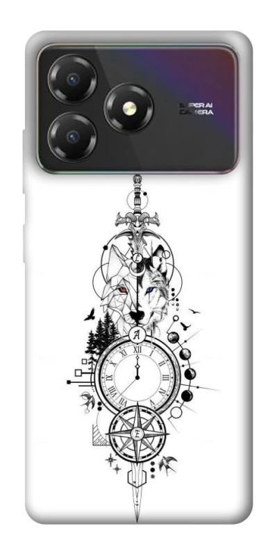 Чехол на ZTE Blade A36 Tattoo ver.8 фото 1 из 1