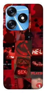 Чехол на TECNO Spark 10 Love collage ver.3 фото 1 из 1